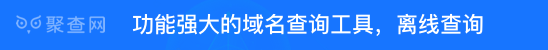 聚查-超好用域名批量查詢工具!